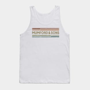 Mumford & Sons Retro Lines Tank Top